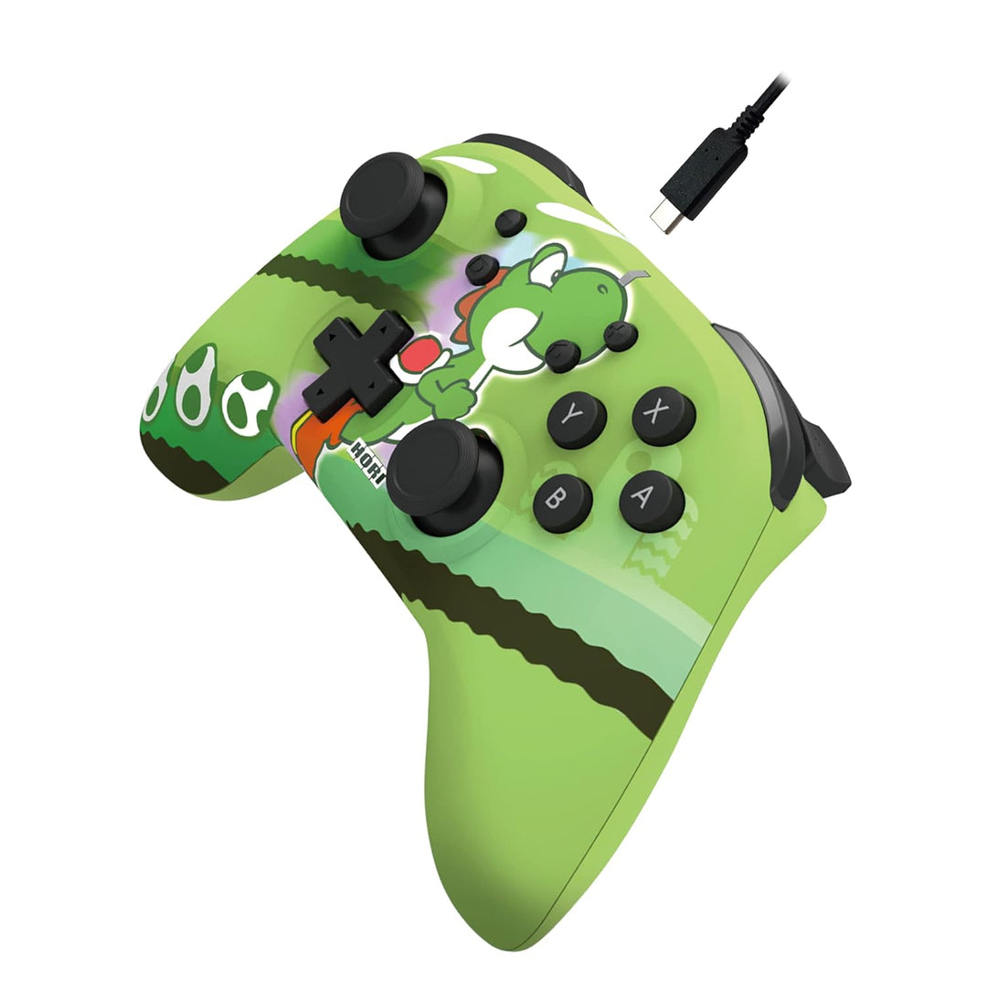 HORI Kabelloses Horipad (Super Mario - Yoshi) Controller für Nintendo Switch - Offiziell Lizenziert