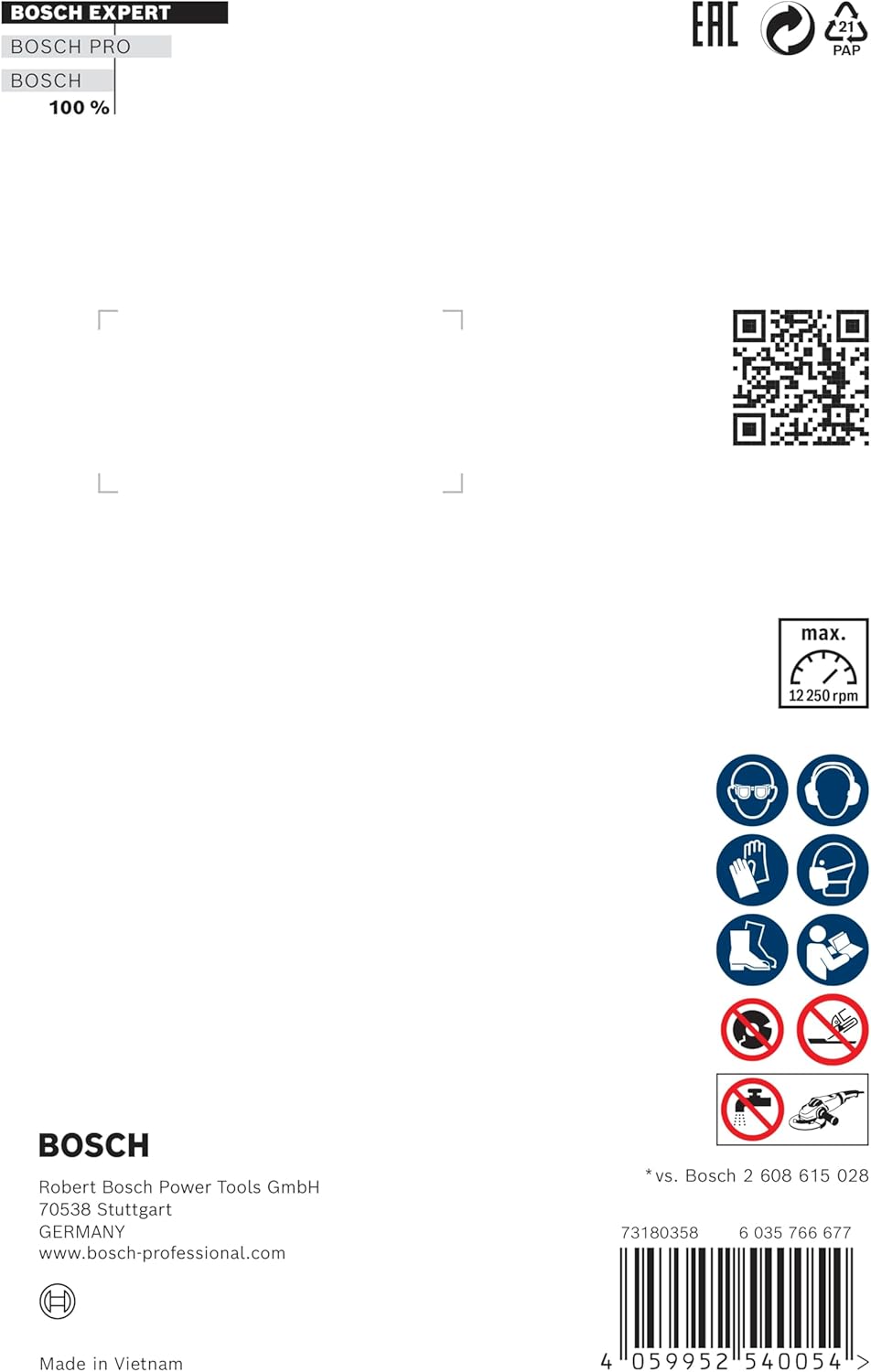 Bosch Professional 1x Expert MultiMaterial X-LOCK Diamanttrennscheiben (für Beton, Ø 125 mm, Zubehör