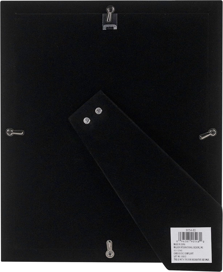 Malden International Designs Uptown Metallrahmen, matt, silberfarben, 20,3 x 25,4 cm, silberfarben S