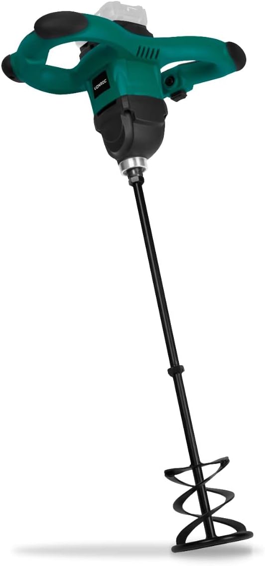 VONROC Farb- / Zementmischer - VPower 20V - Exkl. Akku und Schnellladegerät - Inkl. Rührer 600mm,