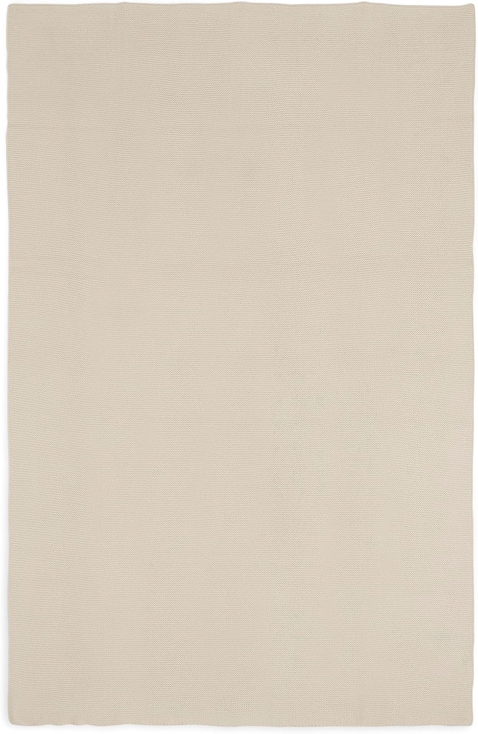 Jollein Kinderdecke Basic Knit 75x100cm - Nougat Beige Baby, Beige Baby