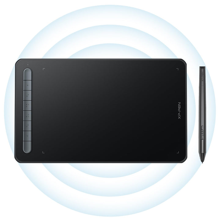 XPPen Deco MW 8x5 Zoll Grafiktablett Bluetooth Wireless Zeichentablett mit 8 Tasten, Drawing Tablet