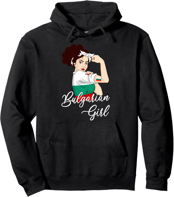 Bulgarisches Mädchen, bulgarisch Pullover Hoodie