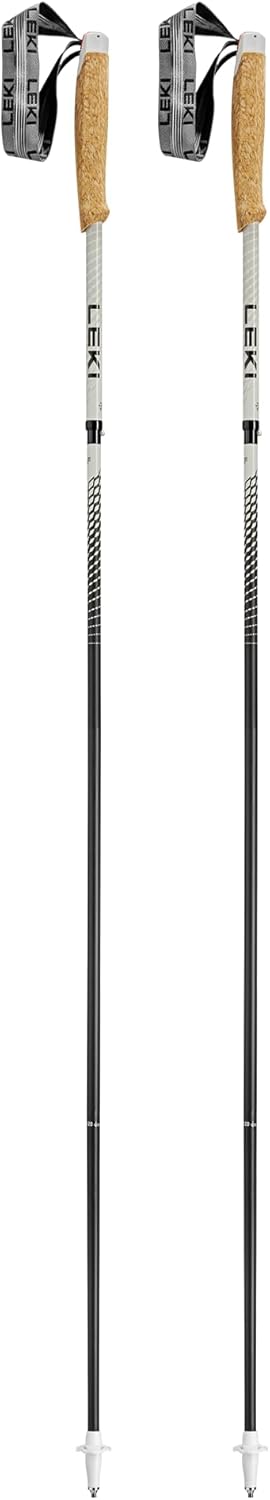 LEKI Neotrail Pro Fx.one Superlite Laufstöcke 120 cm Warmes Grau, Hell-Natur, Carbon-Warmgrau, Dunke