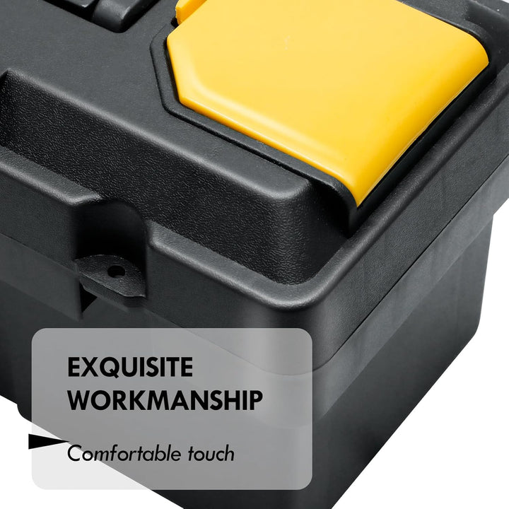 CCLIFE Werkzeugbox Set 18"(44 x 22 x 20 cm) + 13"(35 x 17 x 18 cm) Werkzeugkasten Koffer mit 2 klein