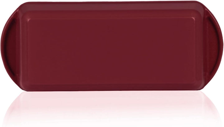 Mahlzeit Gusseisen Bräter mit Deckel emailliert | 3 Liter | Dark Cherry | Backofengeeignet, Induktio