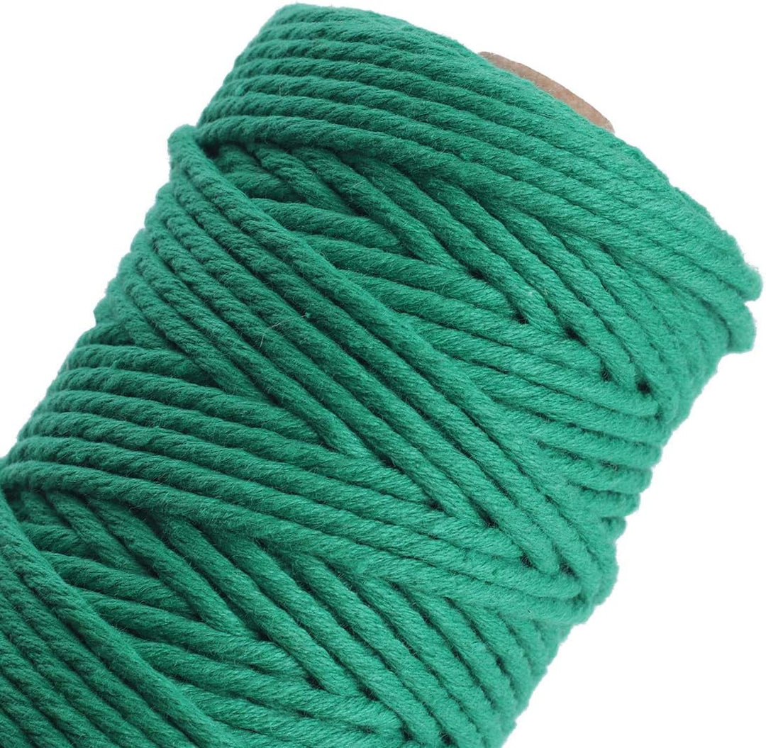 Binwat Makramee-Kordel, natürliche Makramee, Baumwollschnur zum Selbermachen, Basteln, Stricken, dek