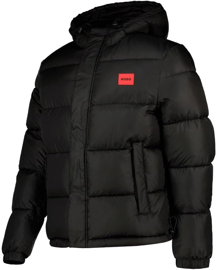 HUGO Herren Outerwear Jacket 40 Black1, 40 Black1