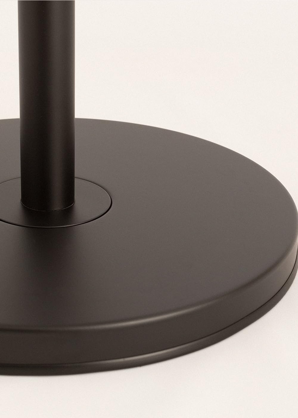 CREATE | AIR STAND WOOD/Standventilator mit Oszillation/schwarz und dunkle Holz/Retro-Stil, 3 Geschw