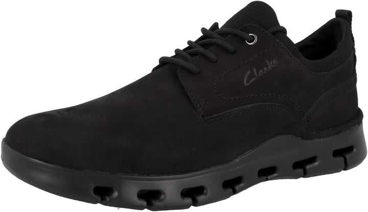 Clarks Herren Nature X Two Sneaker 41 EU Black Nubuck 26164933, 41 EU Black Nubuck 26164933