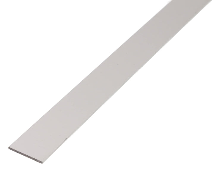 Alberts 474034 Flachstange | Aluminium, silberfarbig eloxiert | 2000 x 25 x 2 mm, 25 x 2 mm