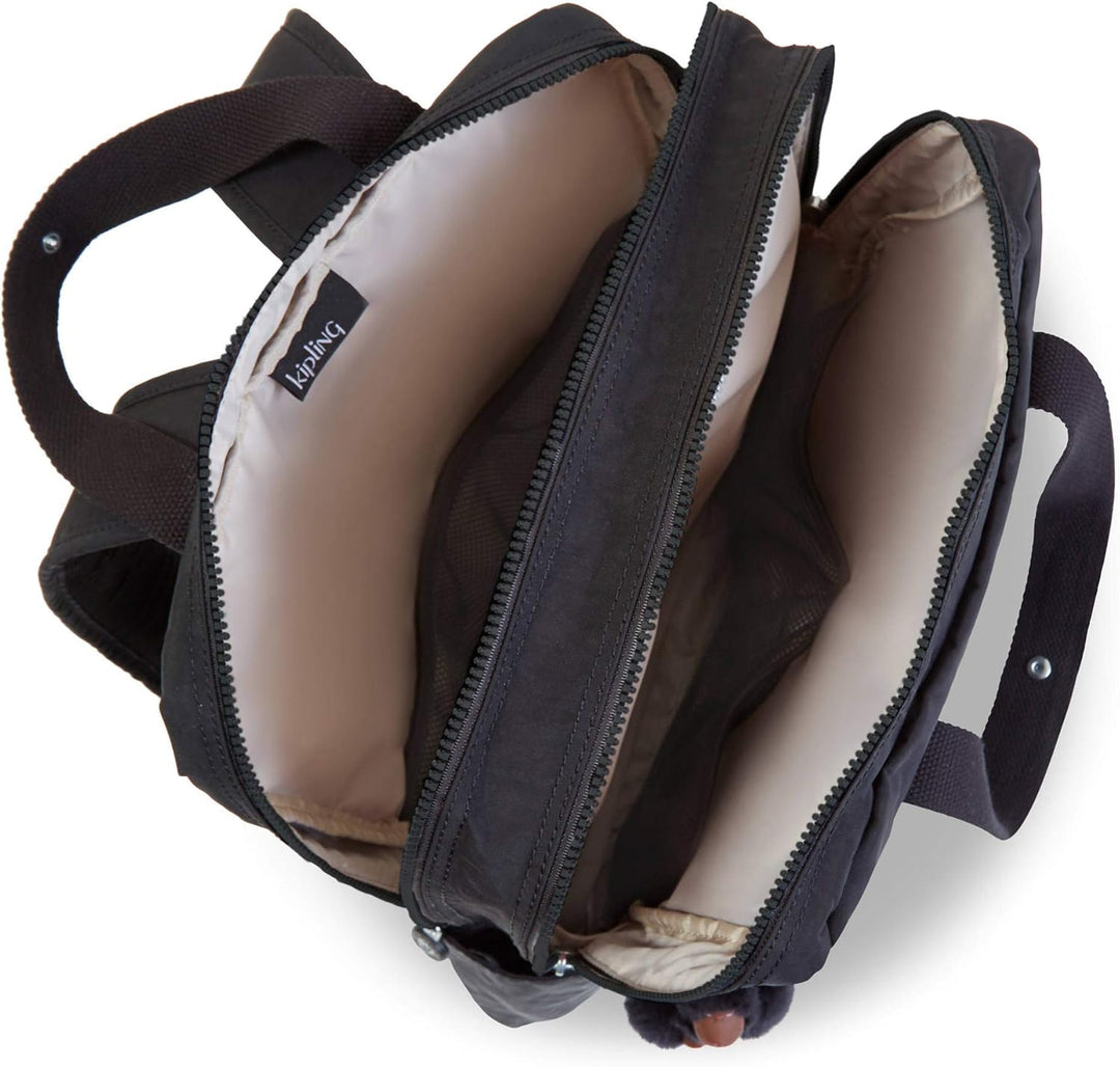 Kipling Audrie Rucksack Wickeltasche Peri Blau Schwarz, Schwarz