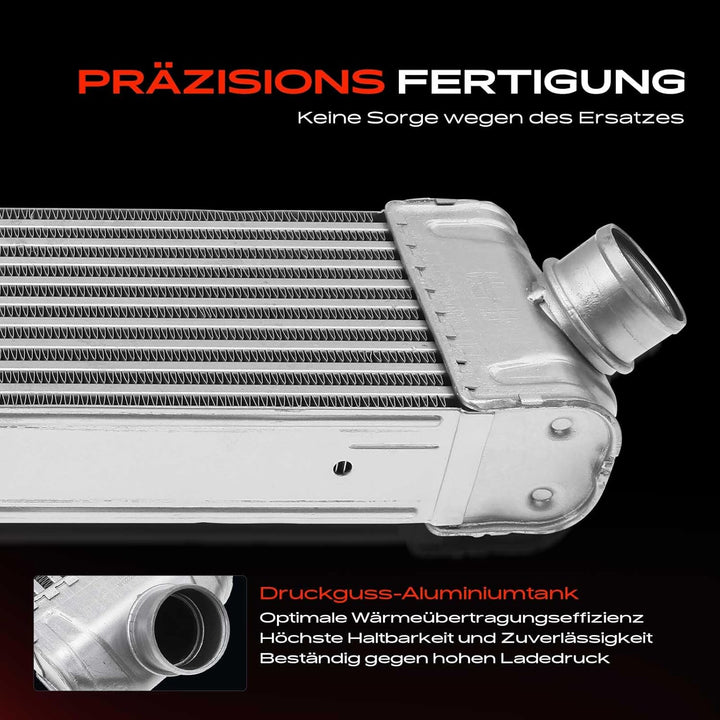 Frankberg Ladeluftkühler Diesel Kompatibel mit Transit Bus Kasten Pritsche/Fahrgestell Tourneo 2.2L