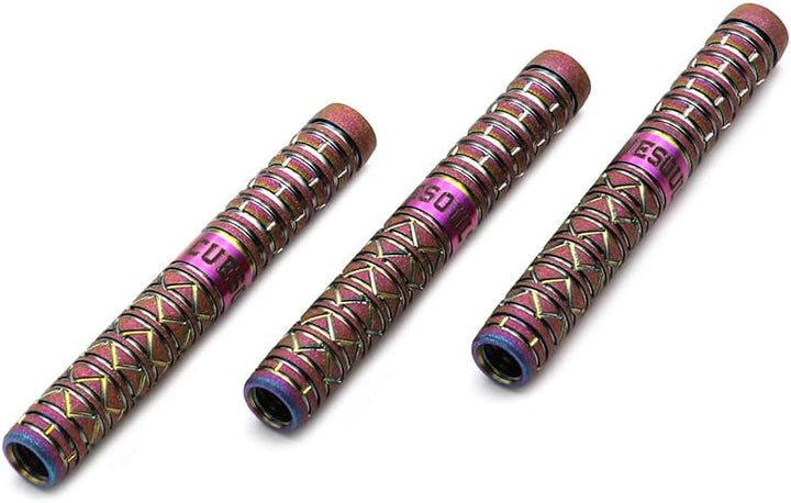 CUESOUL Soft Tip 90% Tungsten Dart Set mit Ölfarbe Finish und ROST Flights 19g pink lady cocktail, 1