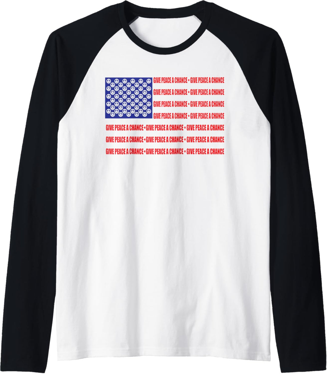 John Lennon - Peace Flag Raglan