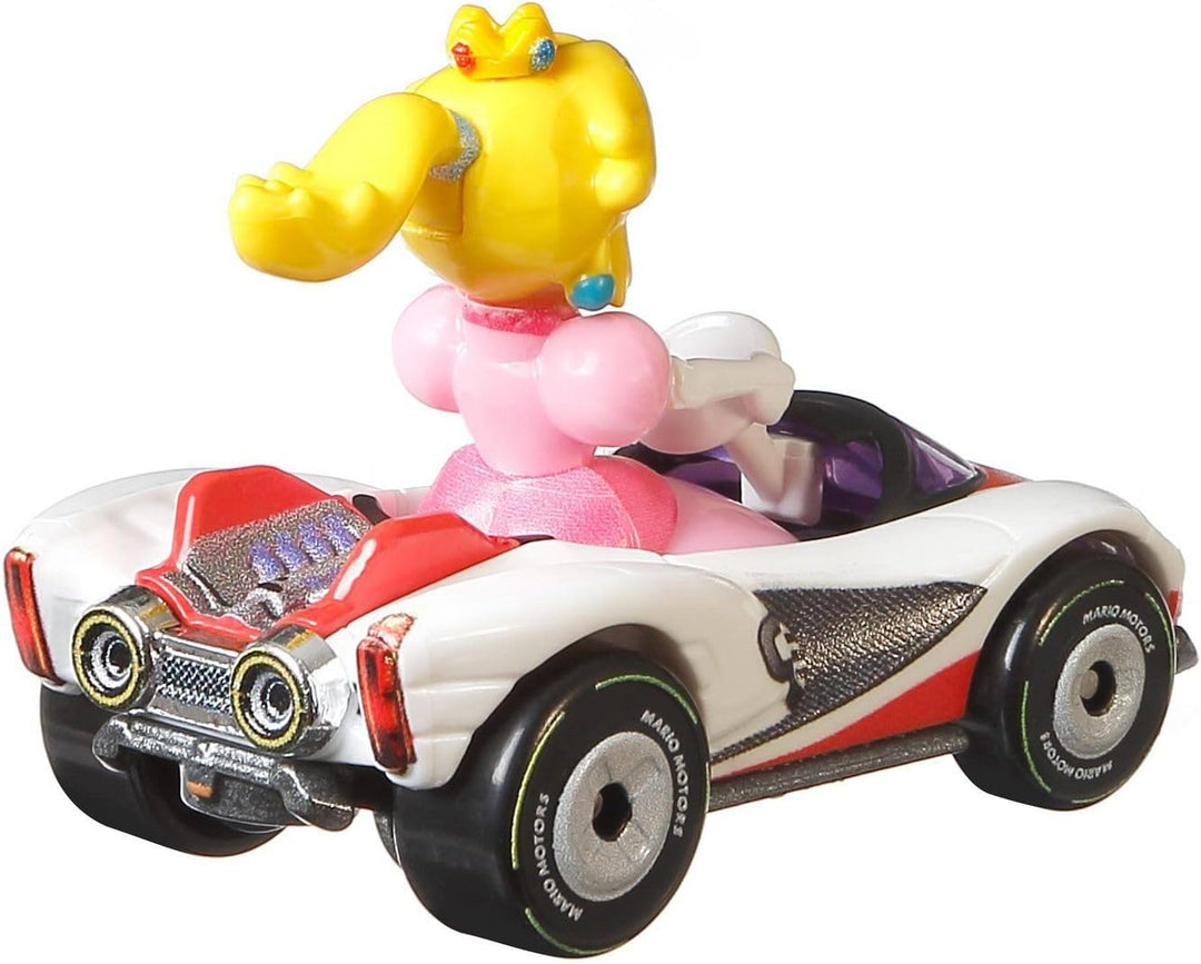 Hot Wheels Mario Kart-Spielzeugauto, Prinzessin Peach