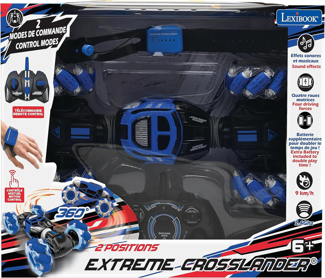 Lexibook Extreme Crosslander Leuchtendes geländegängiges funkgesteuertes Auto, Armband-Fernbedienung