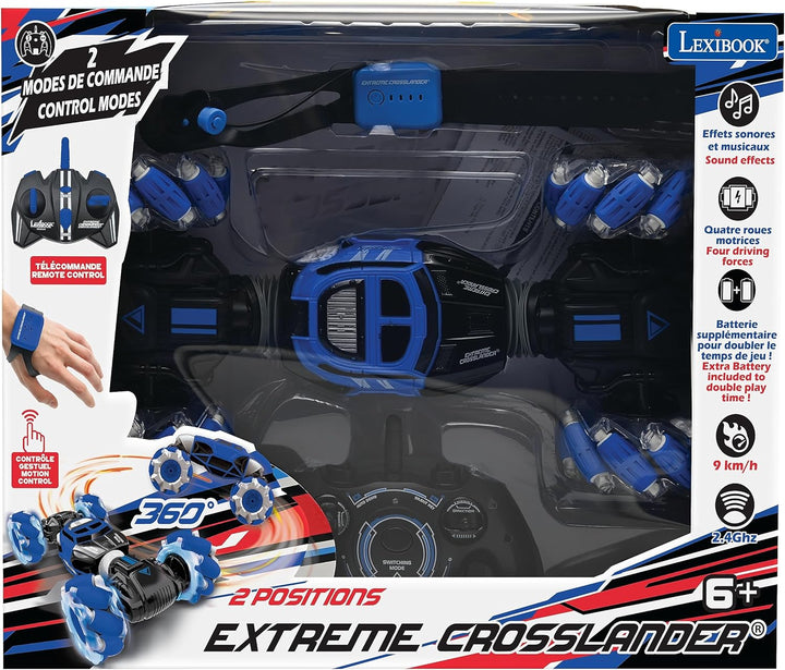 Lexibook Extreme Crosslander Leuchtendes geländegängiges funkgesteuertes Auto, Armband-Fernbedienung