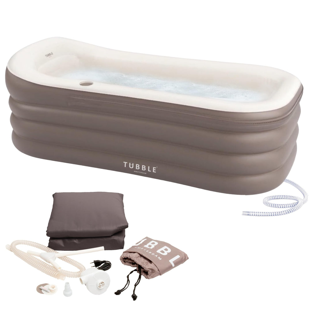 Tubble® Royale Aufblasbare Badewanne - Verwendung als Heiss- und Eisbad - Schneller Aufbau in 1min -