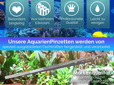 Aquarium Pinzette Gerade Futterpinzette Pflanzenpinzette 9 cm bis 60 cm (60,0 cm), 60,0 cm