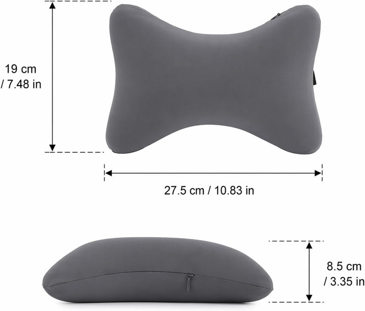 Nackenkissen für Gartenstühle aus Memory Foam | Ergonomisch Nackenkissen Auto, Kühlendem Bezug, für
