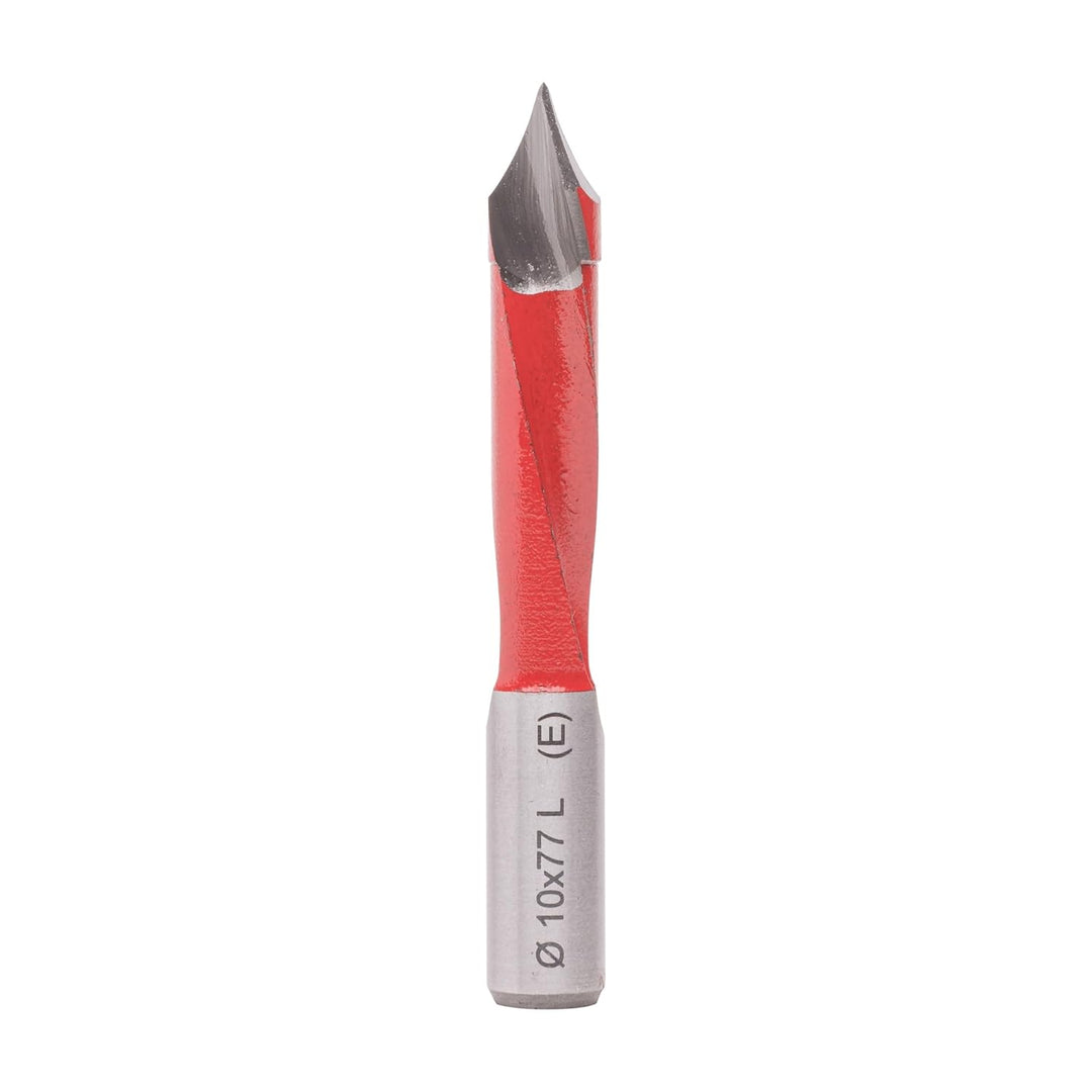 ENT 23266 Durchgangsbohrer HW, Schaft (S) 10 mm, Durchmesser (D) 10 mm, NL 45 mm, SL 24 mm, L 77 mm,