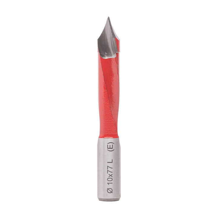 ENT 23266 Durchgangsbohrer HW, Schaft (S) 10 mm, Durchmesser (D) 10 mm, NL 45 mm, SL 24 mm, L 77 mm,