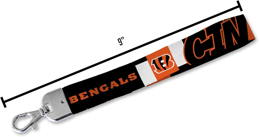 Rico Industries NFL Football Cincinnati Bengals Handgelenk-Schlüsselband, niedlicher Handgelenkrieme
