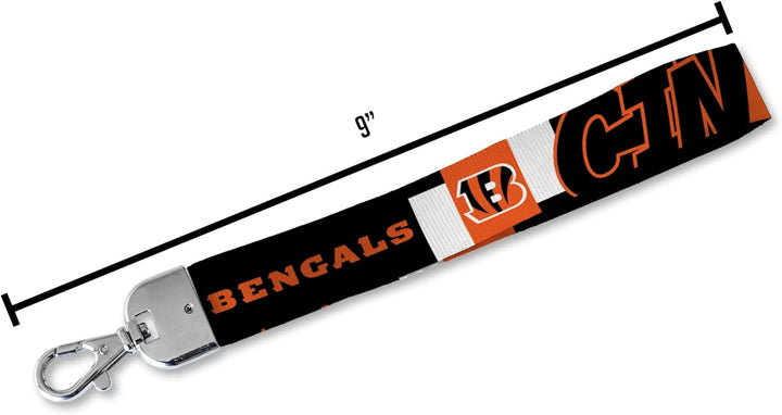 Rico Industries NFL Football Cincinnati Bengals Handgelenk-Schlüsselband, niedlicher Handgelenkrieme