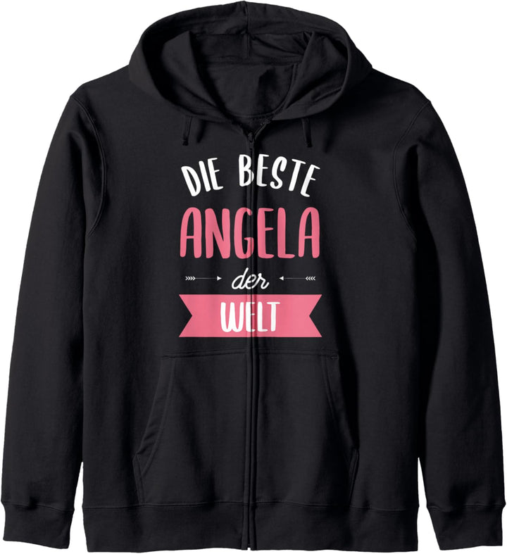 Beste Angela der Welt Kapuzenjacke