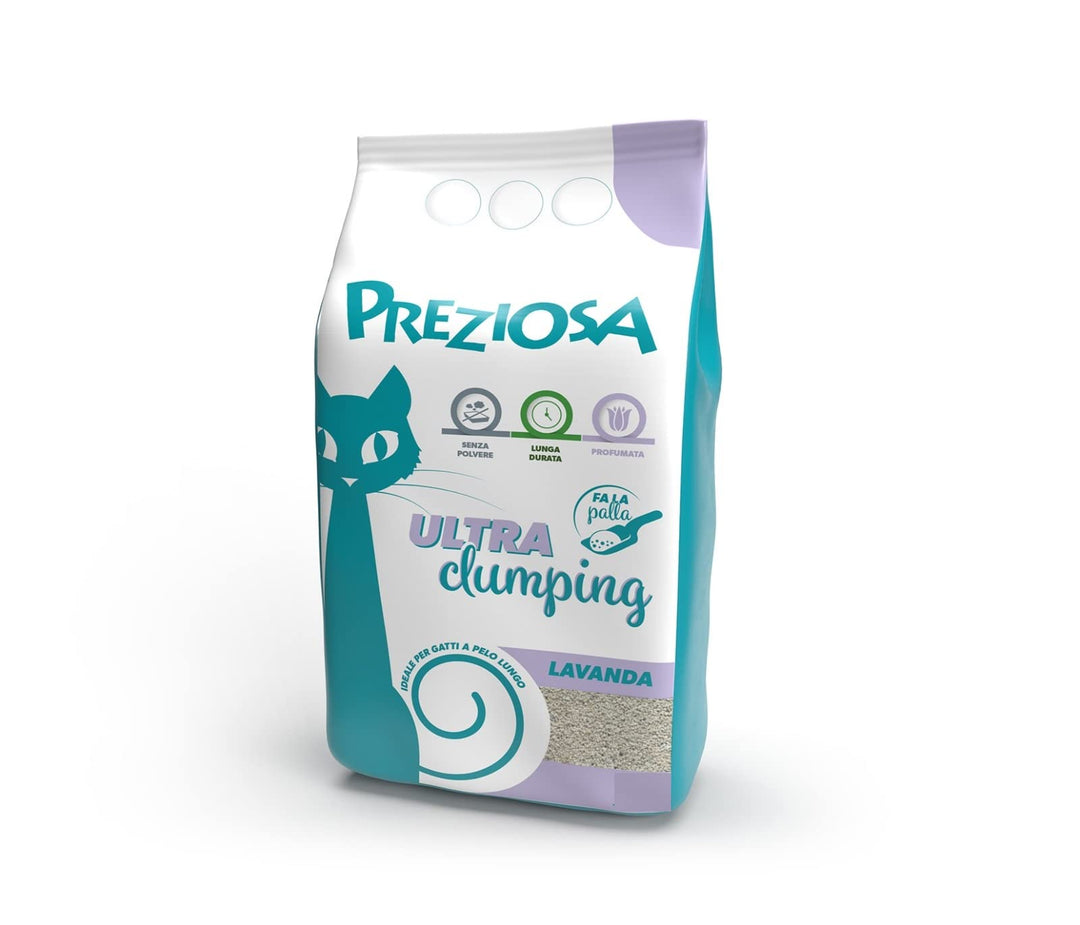 Preziosa Bentonit weiss Super Bindemittel fein - Packung mit 10 l - Lavendel, Lavendel