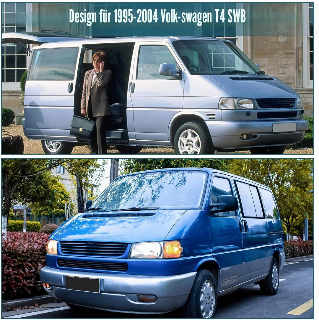 Autoabdeckung für VW T4 1995-2004, 210D Wasserdicht, Allwetter Winddicht Schneefest UV-Schutz Outdoo