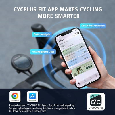 CYCPLUS Fahrradcomputer GPS Fahrradtacho Kabellos, Wasserdicht IPX6 Fahrrad Computer ANT+ Drahtloser