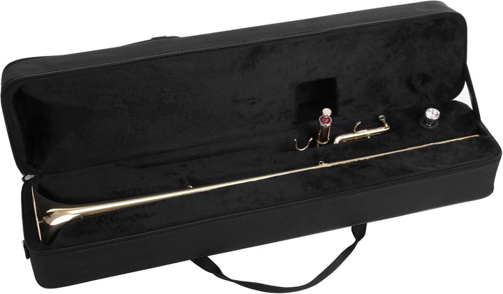 Classic Cantabile AT-1871 Aida-Trompete (Fanfare Instrument, mit Mundstück und Koffer) gold
