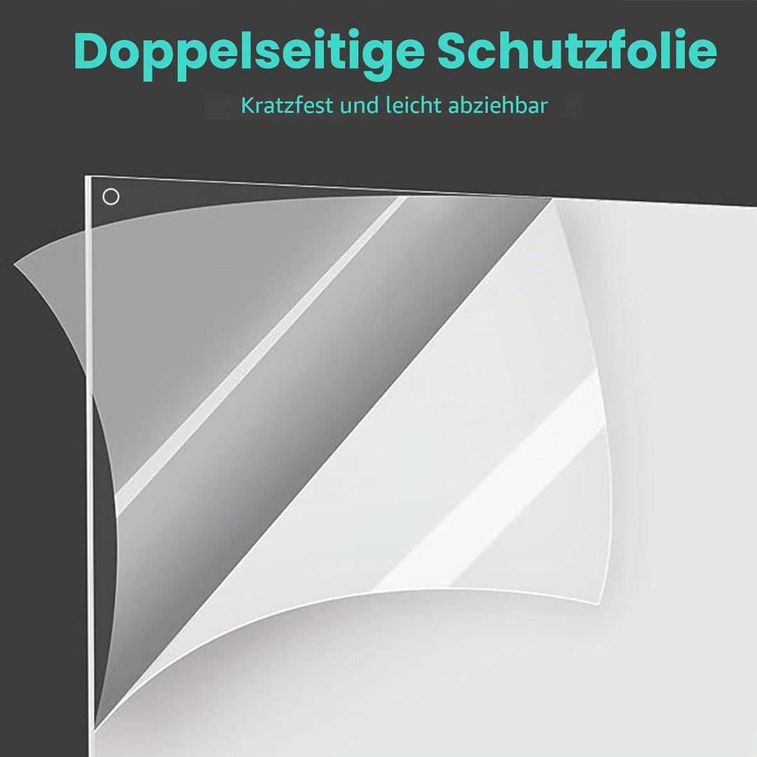 24 Stück Haustierkäfig-Einlage, 26 x 21 cm, Urin-Schutz, Seitenfutter, transparentes Blatt, Kaninche