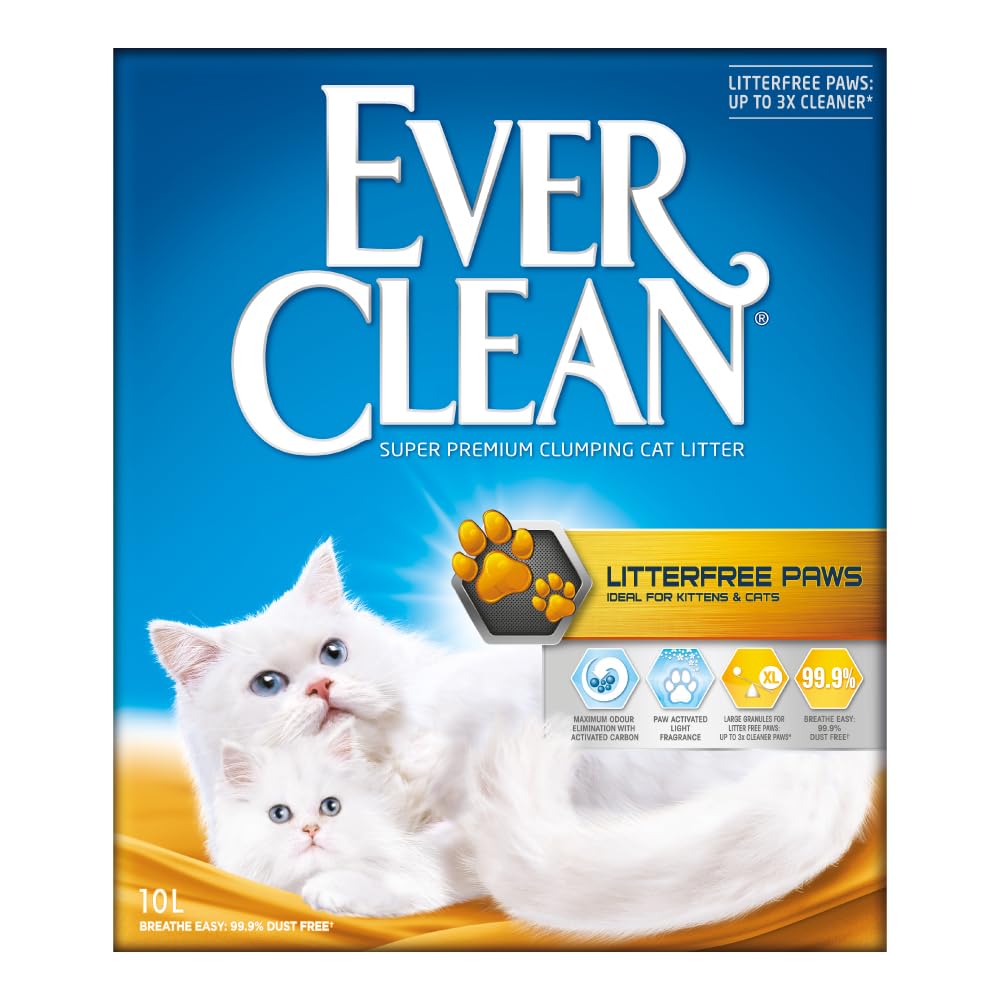 Ever Clean Litterfree Paws - Katzenstreu, 10 Liter, mit Duftstoffen