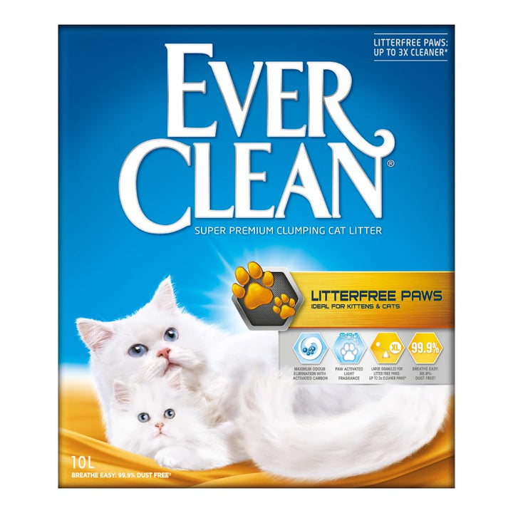 Ever Clean Litterfree Paws - Katzenstreu, 10 Liter, mit Duftstoffen