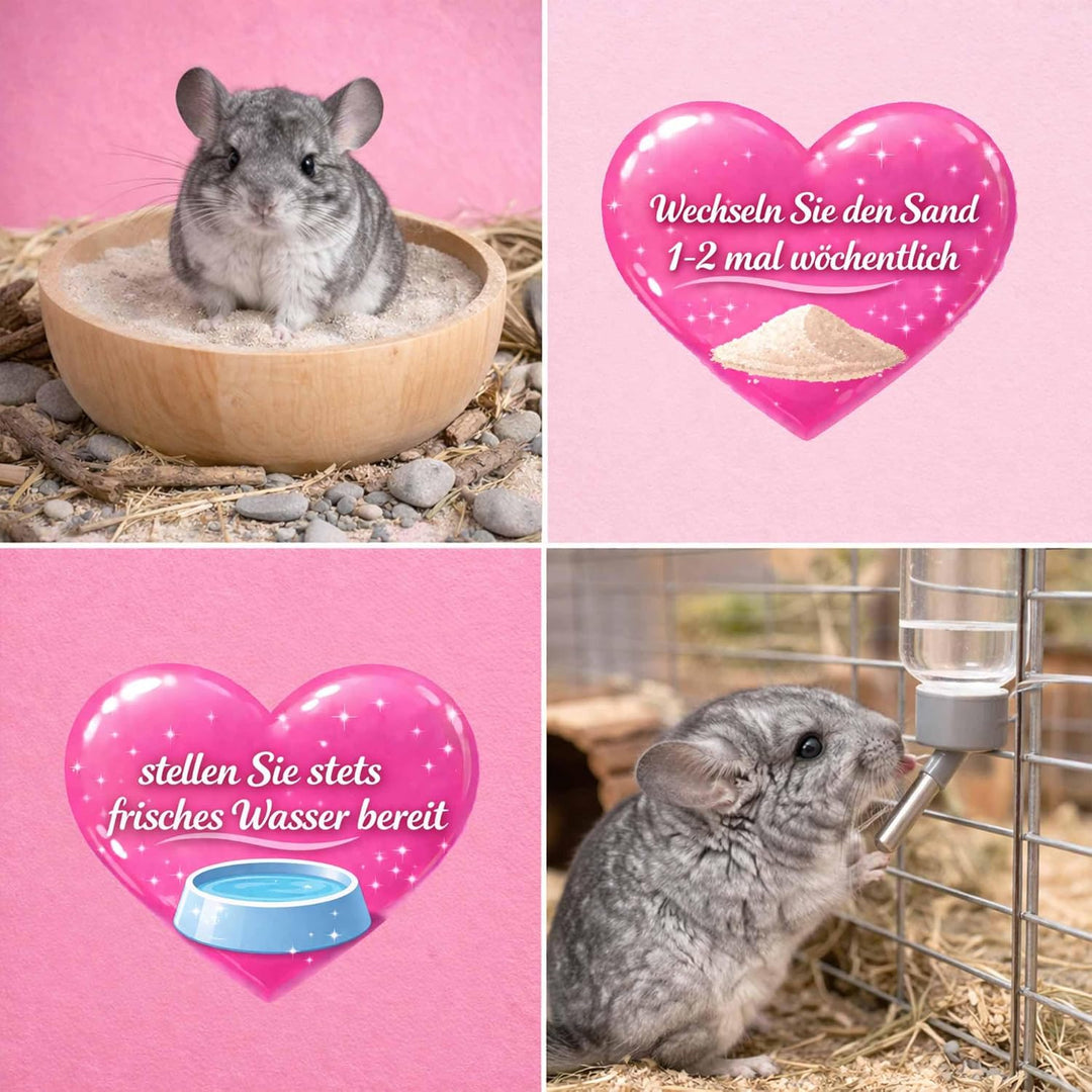 Samore 25 KG CHINCHILLASAND PREMIUMSAND Chinchilla Sand BADESAND HOCHREIN SAMTWEICH H1 INNERHALB VON