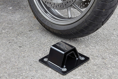 JDC Motorrad Bodenanker stark belastbarer gehärteter Stahl - SPHERE PRO - Schwarz Schwarz Sphere Pro