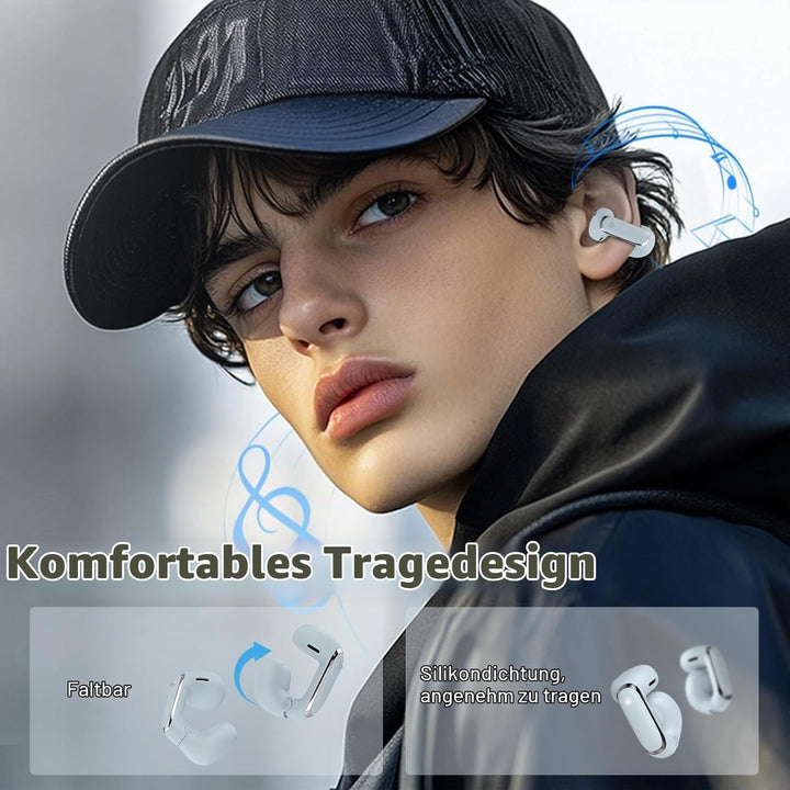 Bluetooth Kopfhörer, Kopfhörer Kabellos Bluetooth 5.4 HiFi Stereo mit ENC Mikrofon, 42Std Spielzeit