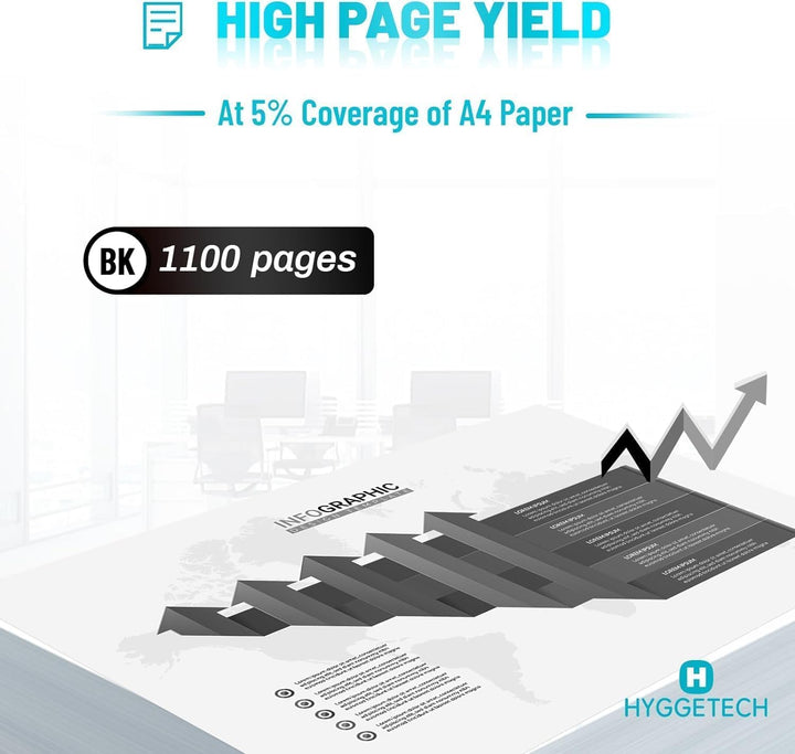 Hyggetech W1350A Toner Mit chip Kompatibel mit HP 135A W1350A Toner 135X W1350X für HP Laserjet MFP