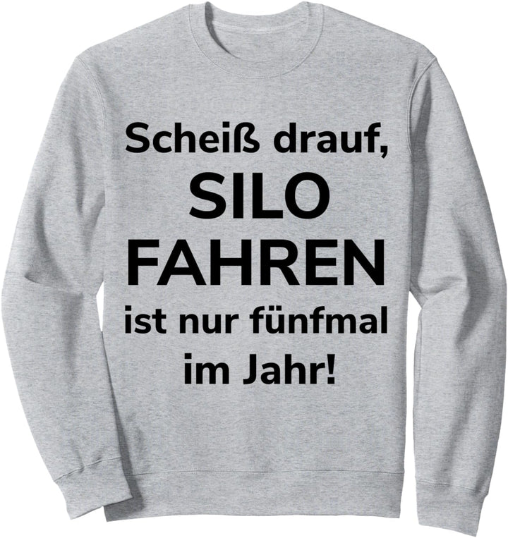 Gras Mais häckseln Landwirt Bauer Lohner Landwirtschaft Sweatshirt