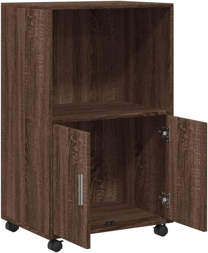 vidaXL Rollschrank, Büroschrank mit Stauraum, Aktenschrank für Wohnzimmer Büro, Bürocontainer Schran