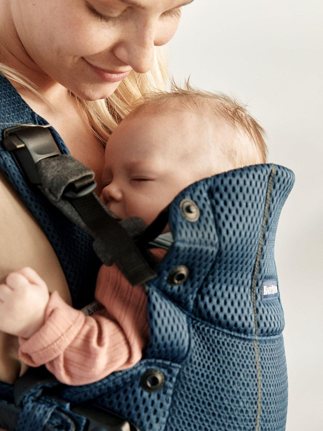 BabyBjörn Babytrage Harmony, 3D-Netzstoff, Marineblau 3D-Netzstoff Marineblau, 3D-Netzstoff Marinebl