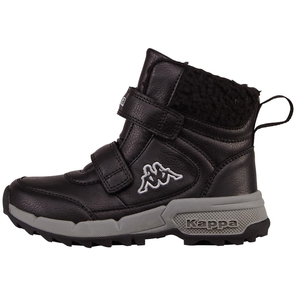 Kappa Unisex Kinder Tapiwa K Unisex KidsSchneestiefel 31 EU Schwarz, 31 EU Schwarz