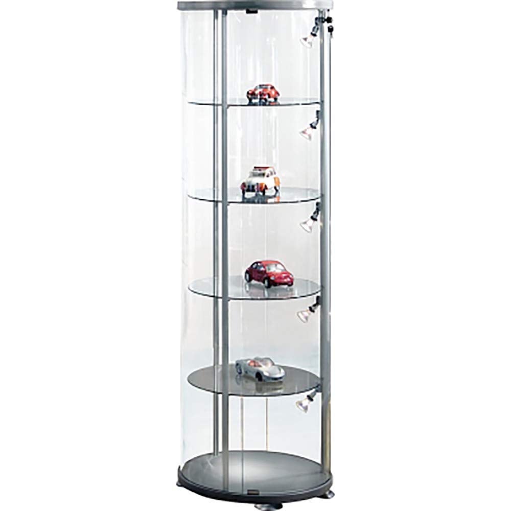 kerkmann 3762 Wandregalfeld topline, 3 glatte Rundvitrine, Rundvitrine