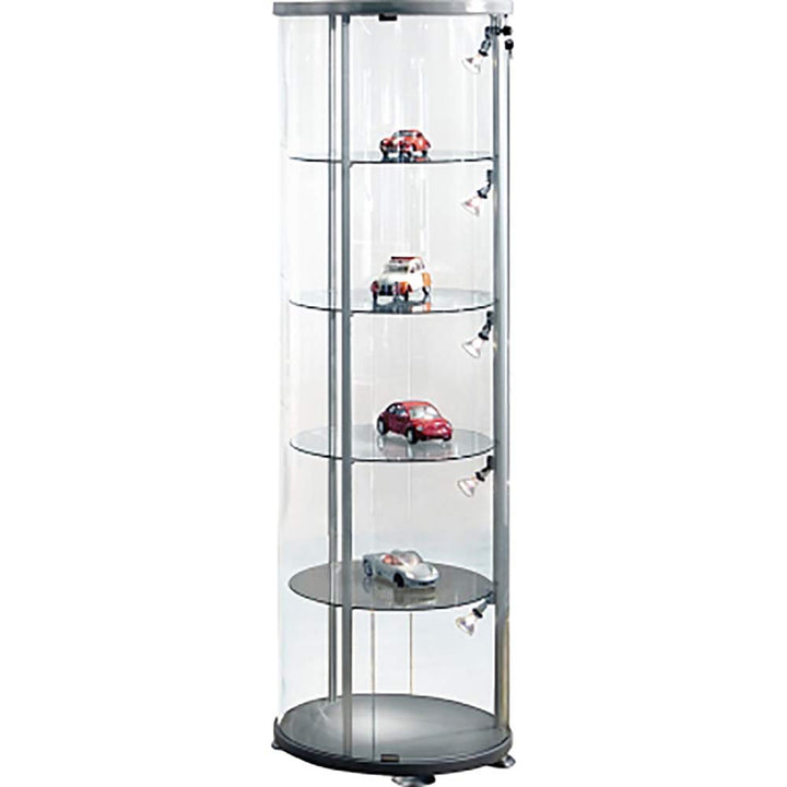 kerkmann 3762 Wandregalfeld topline, 3 glatte Rundvitrine, Rundvitrine