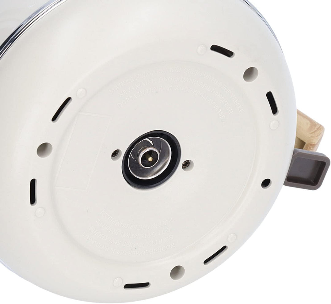 Elektrischer Wasserkocher, 1.7 L Retro Lack Bakelit Elektrischer Teekessel mit 360 Grad drehbarem So