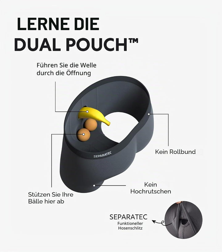 Separatec Herren Boxershorts, Herren Unterhosen aus Bambus-Viskose, atmungsaktiv und weich, Doppelbe