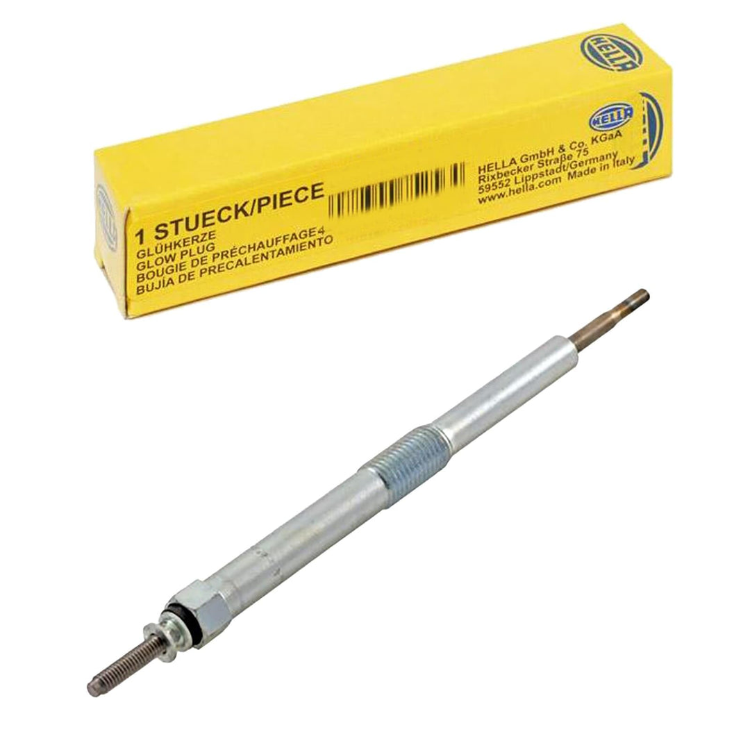 HELLA 8EG 008 498-681 Glühkerze - SW: 10mm - Glühkerzenausf.: leistungsoptimiert - Stecker: Rundstec